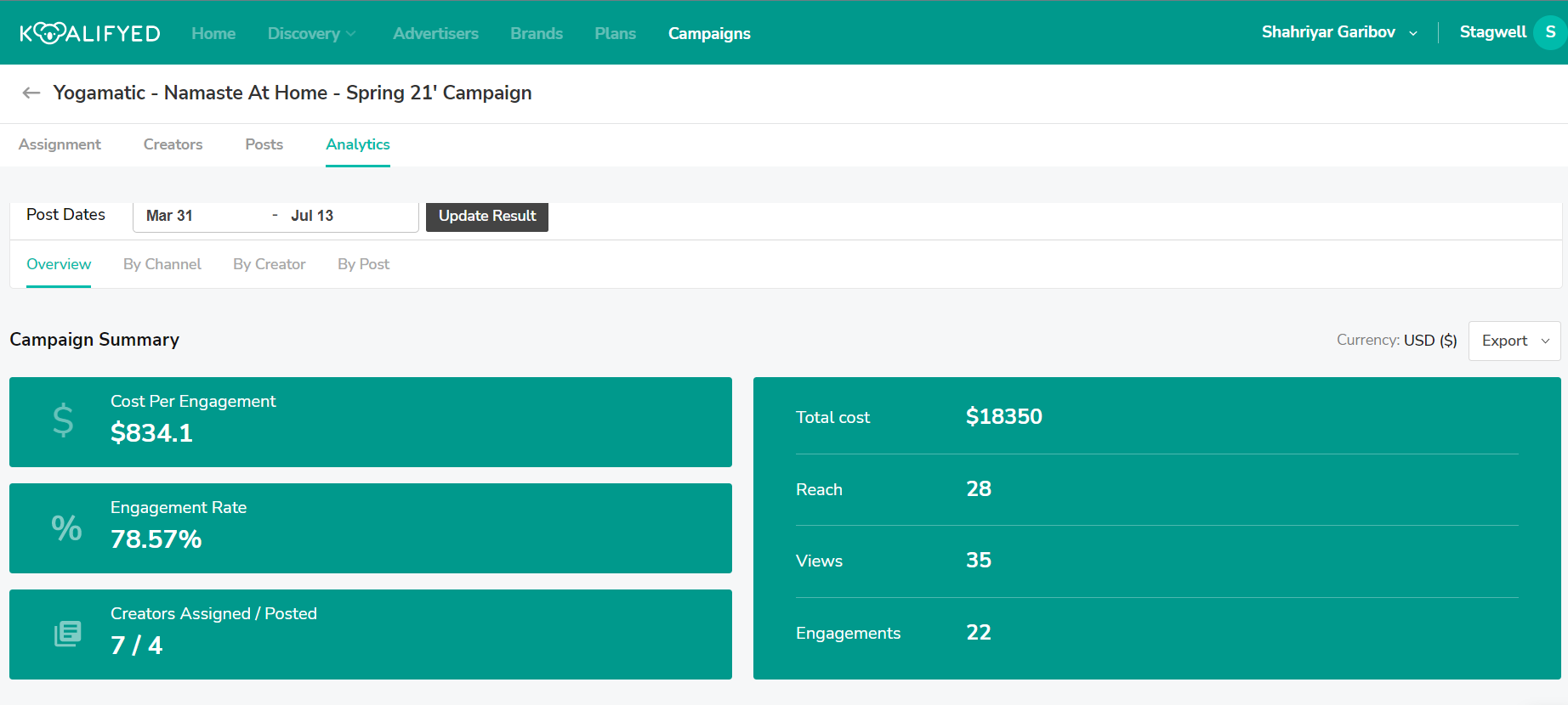 screenshot of Koalifyed