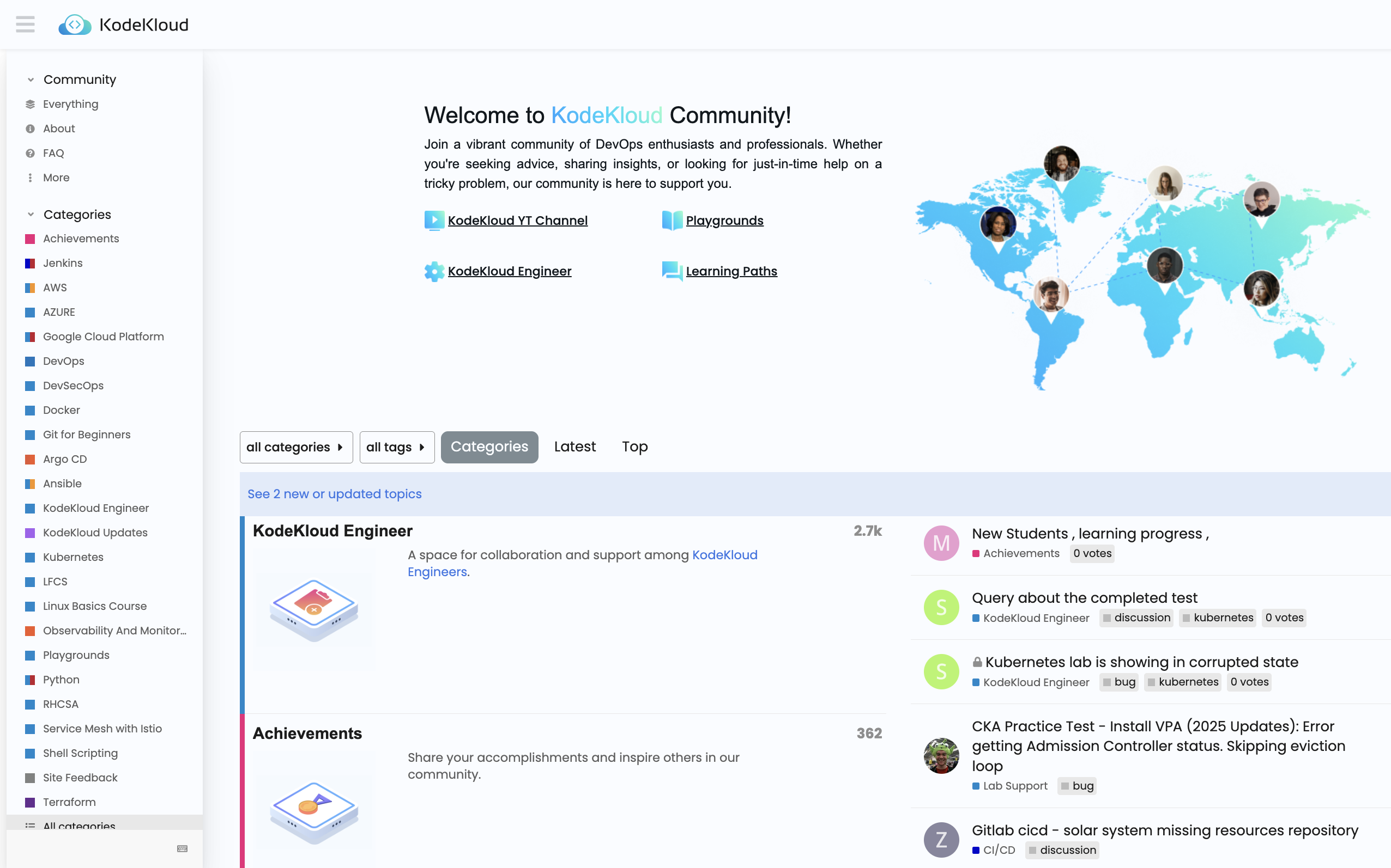 screenshot of KodeKloud