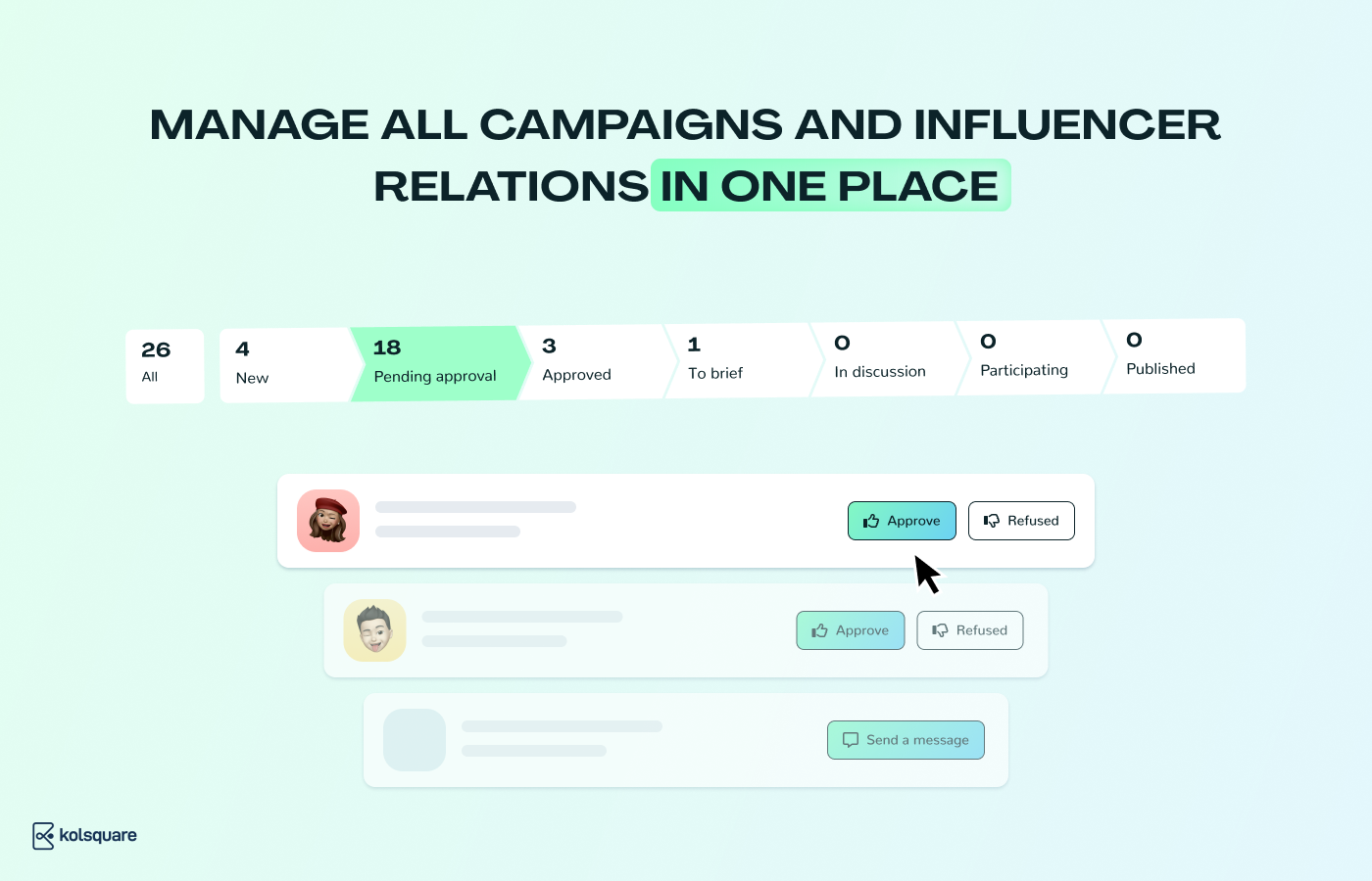 screenshot of Kolsquare