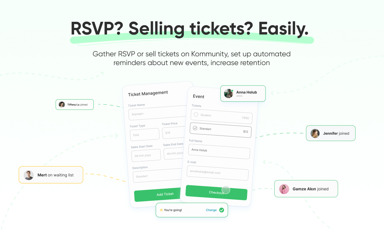 screenshot of Kommunity