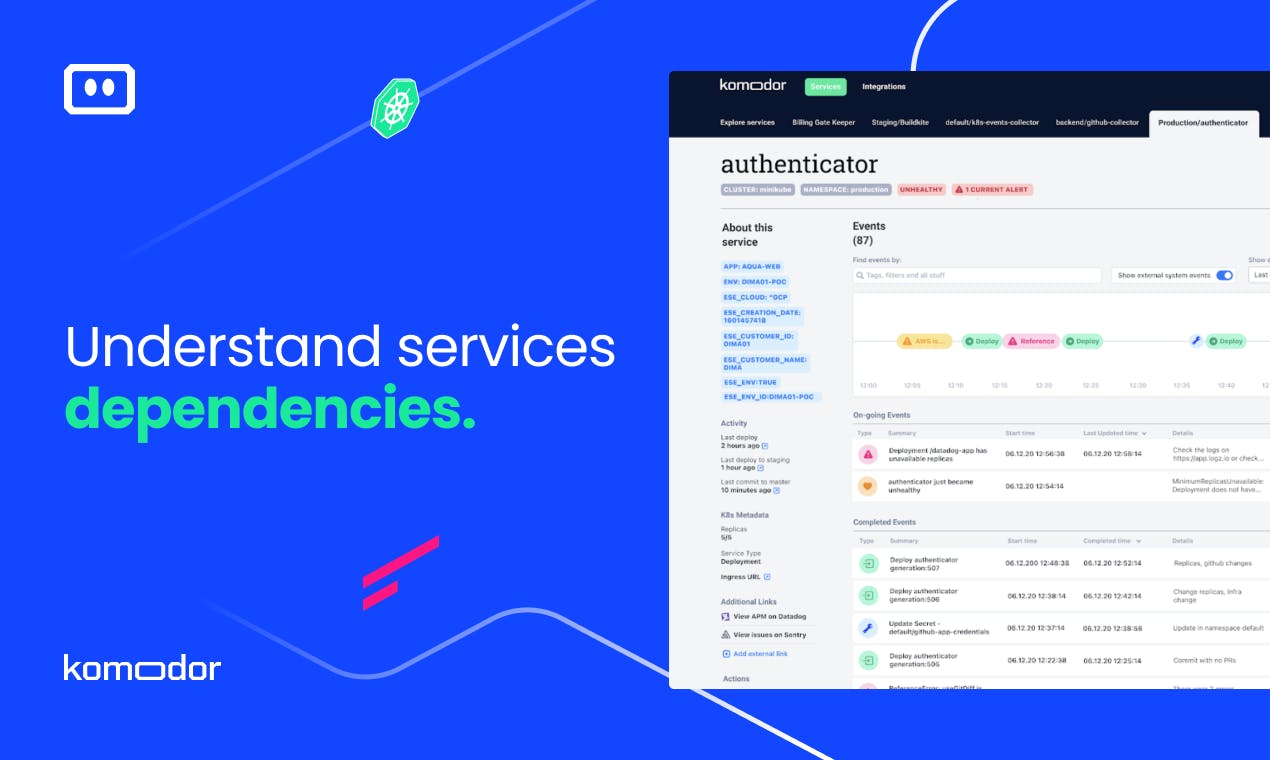 screenshot of Komodor