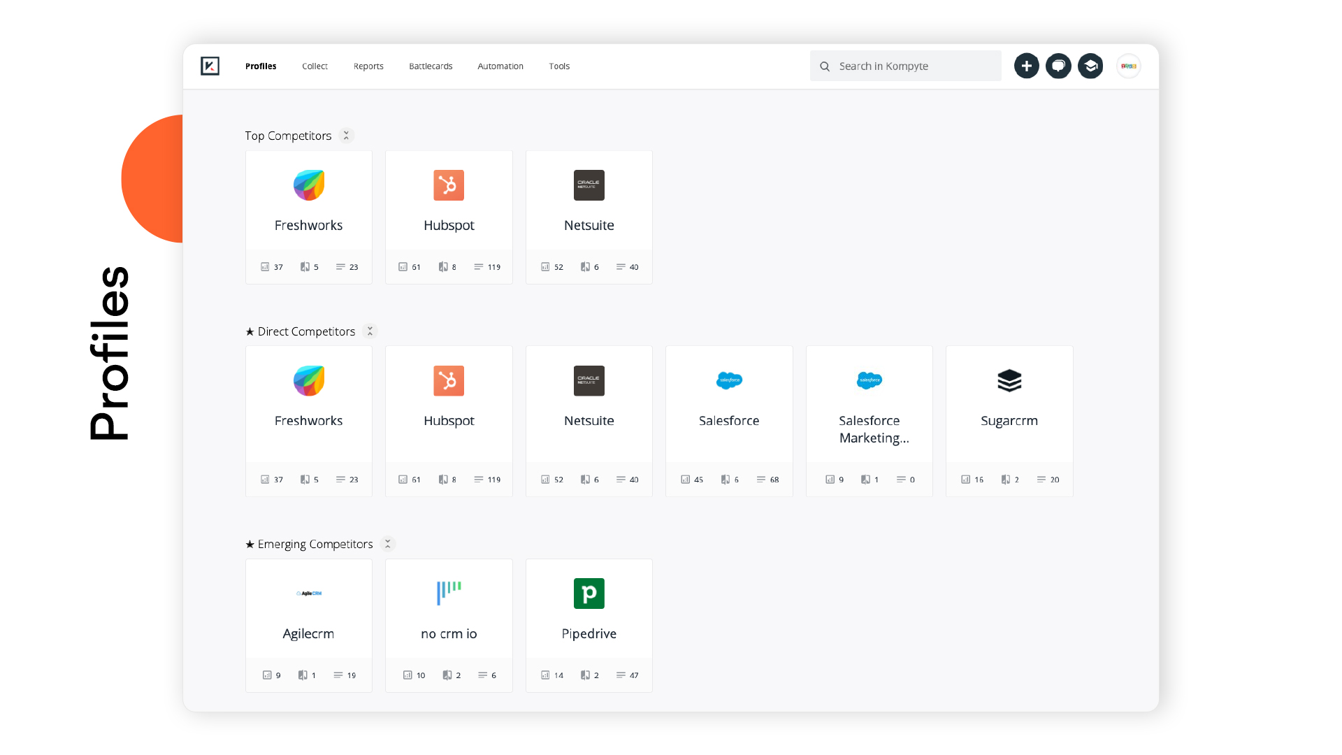 screenshot of Kompyte