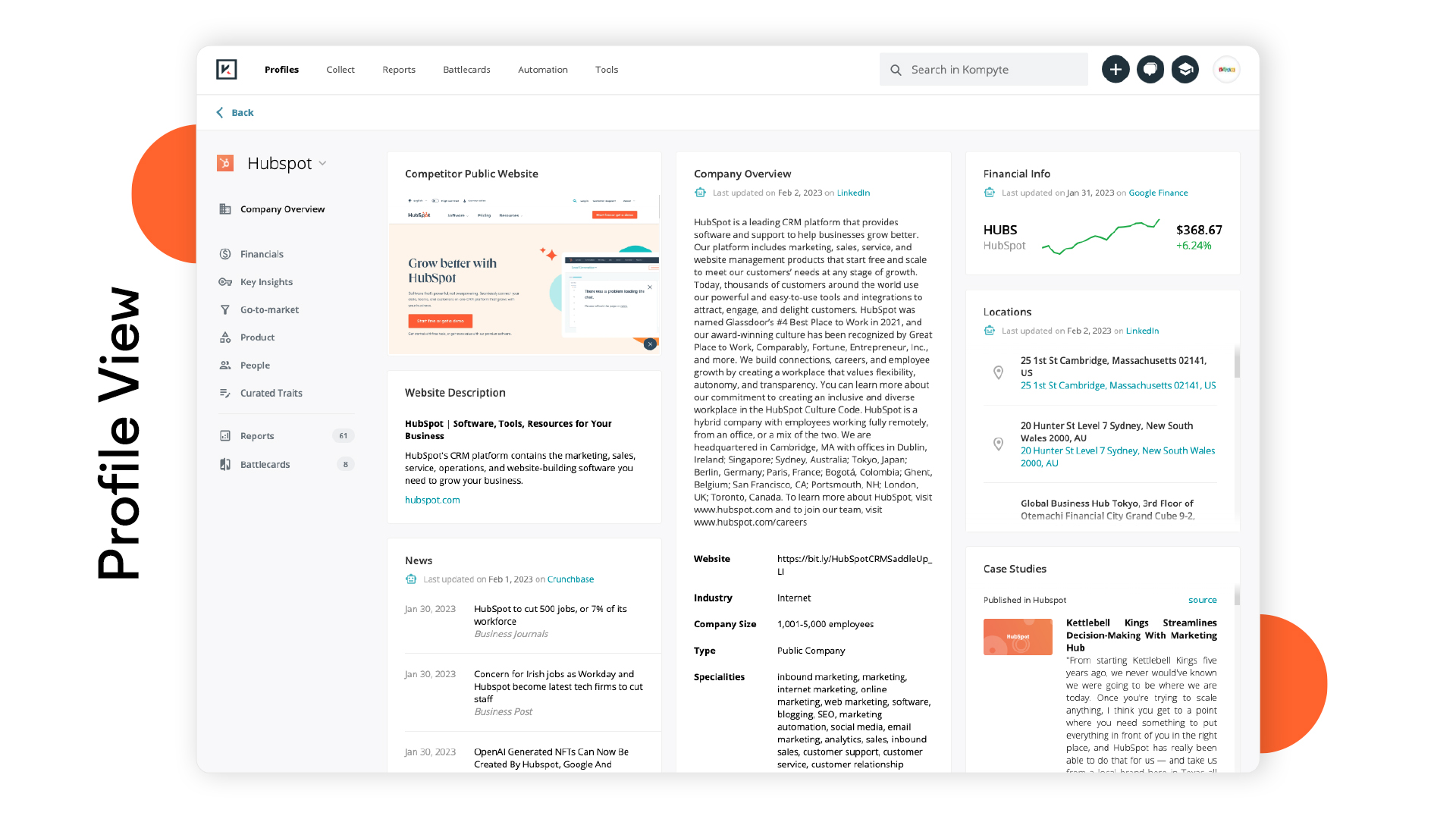 screenshot of Kompyte
