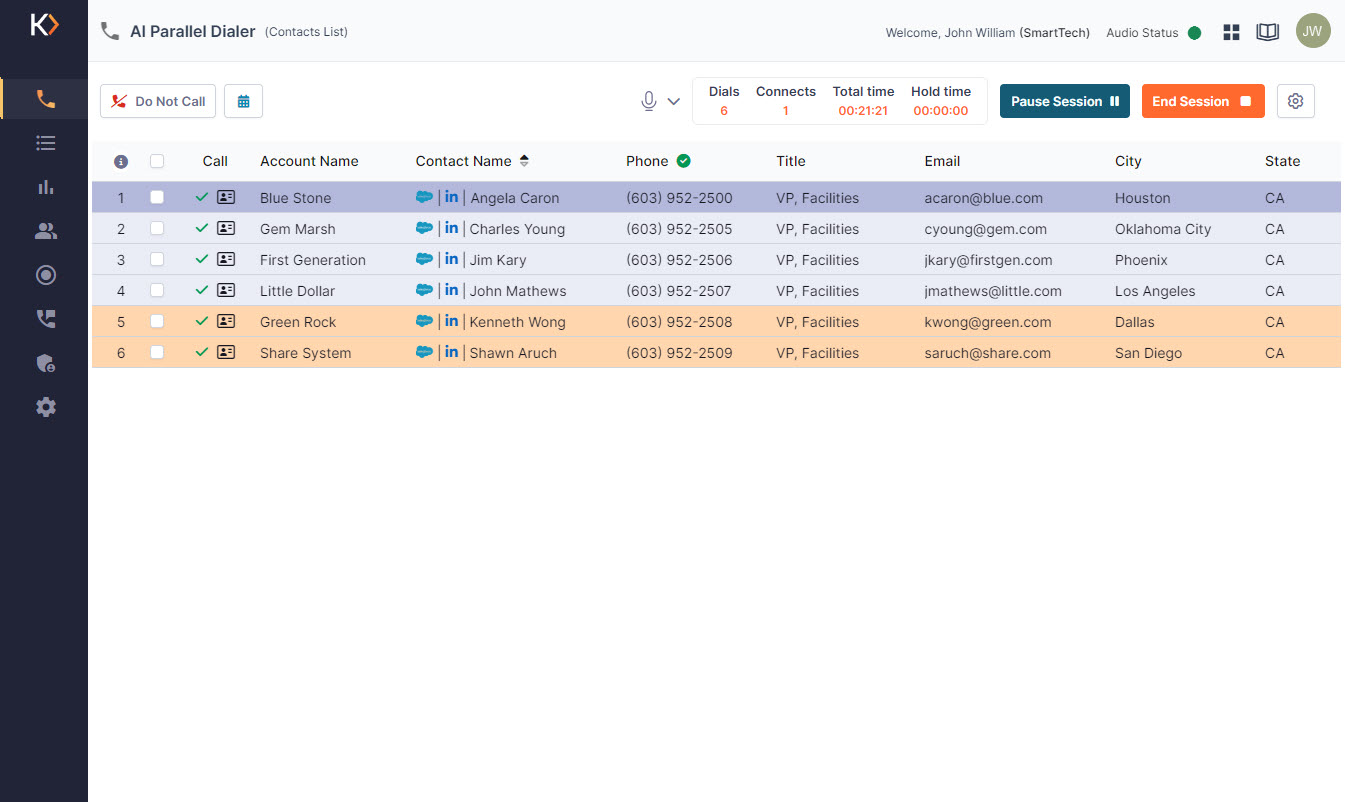 screenshot of Koncert