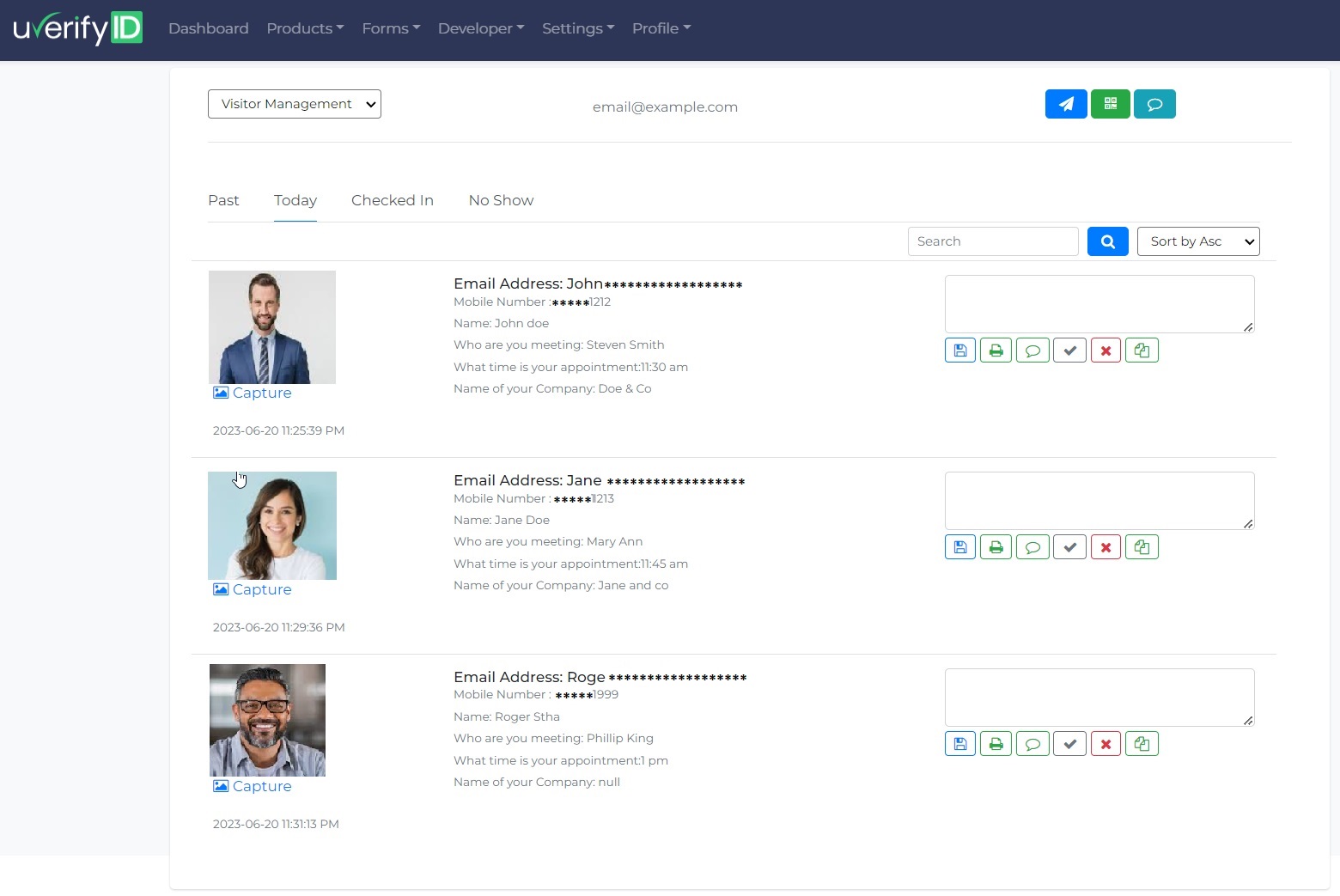 screenshot of Koncierz