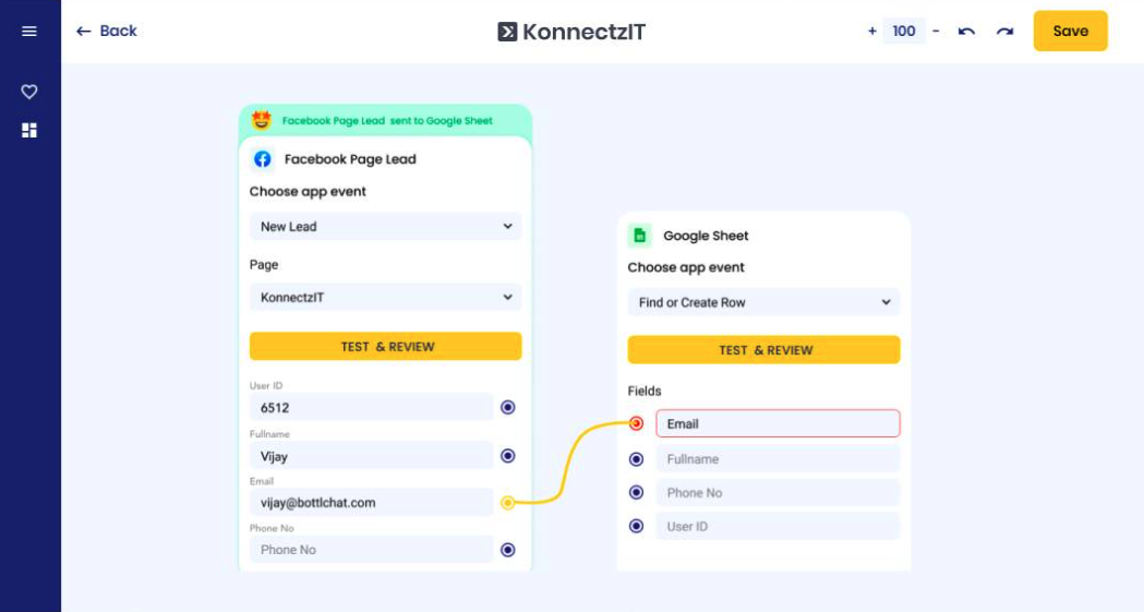 screenshot of KonnectzIT