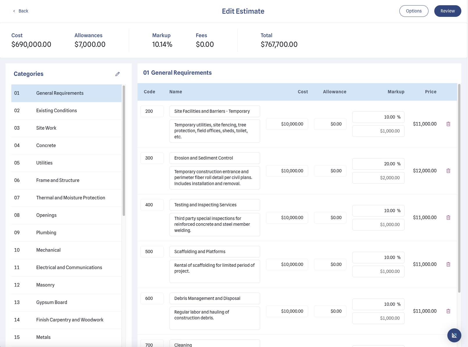 screenshot of KonstructIQ