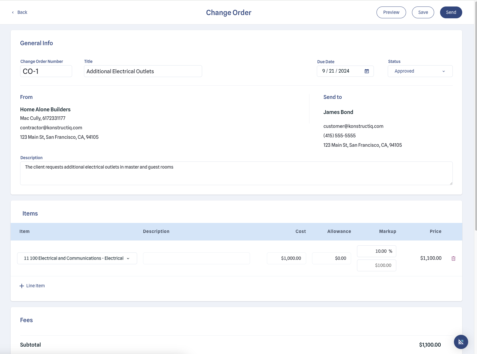 screenshot of KonstructIQ