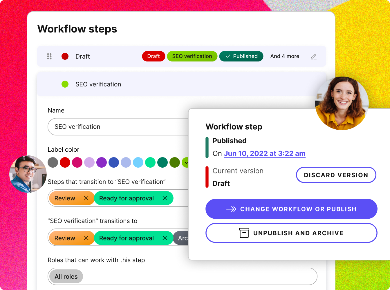 screenshot of Kontent.ai