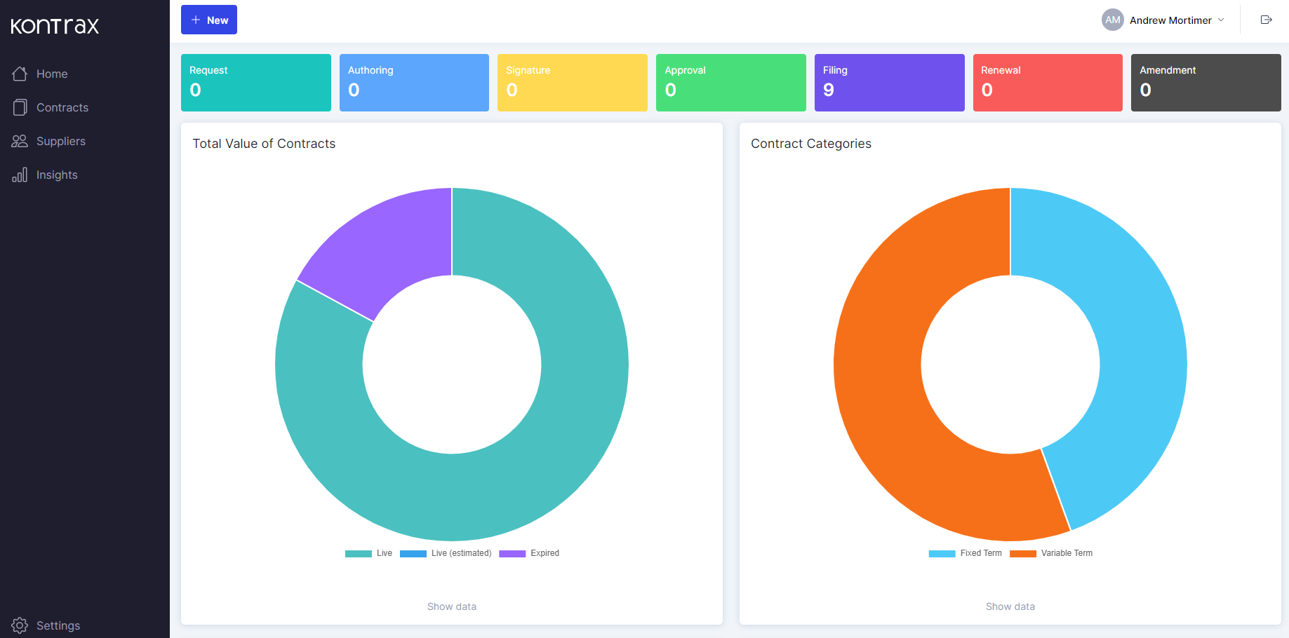 screenshot of Kontrax