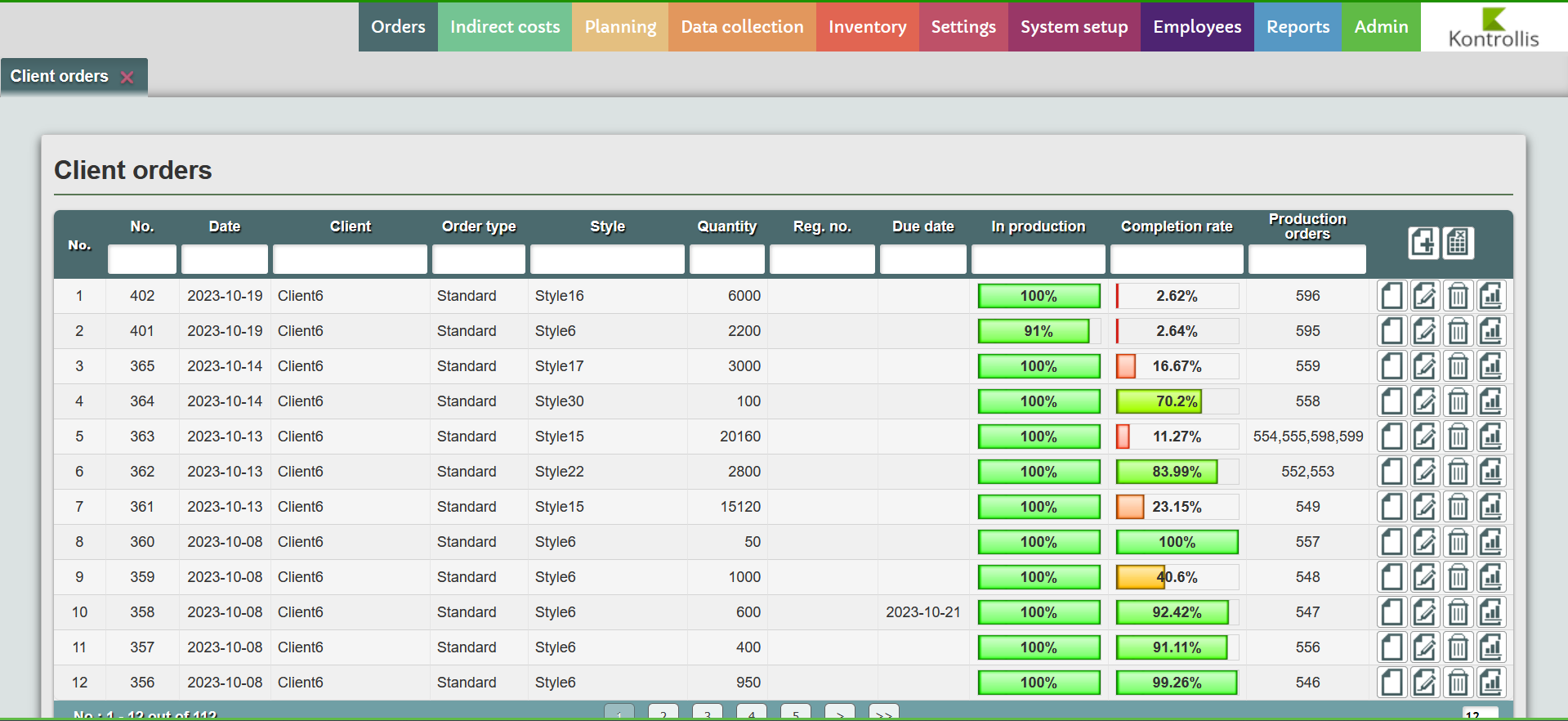 screenshot of Kontrollis