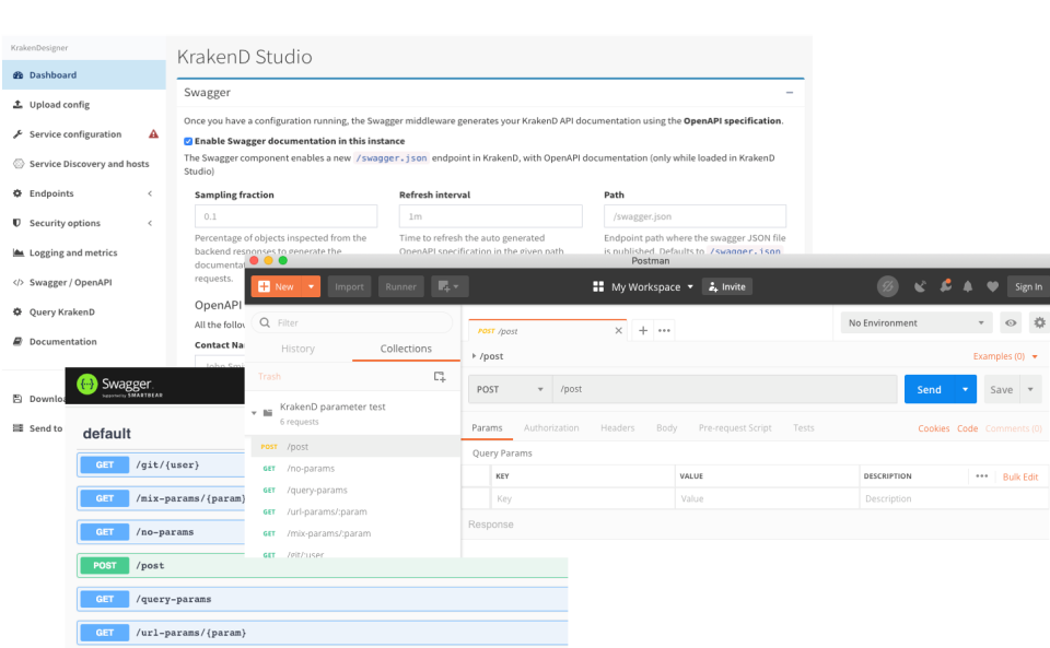 screenshot of KrakenD