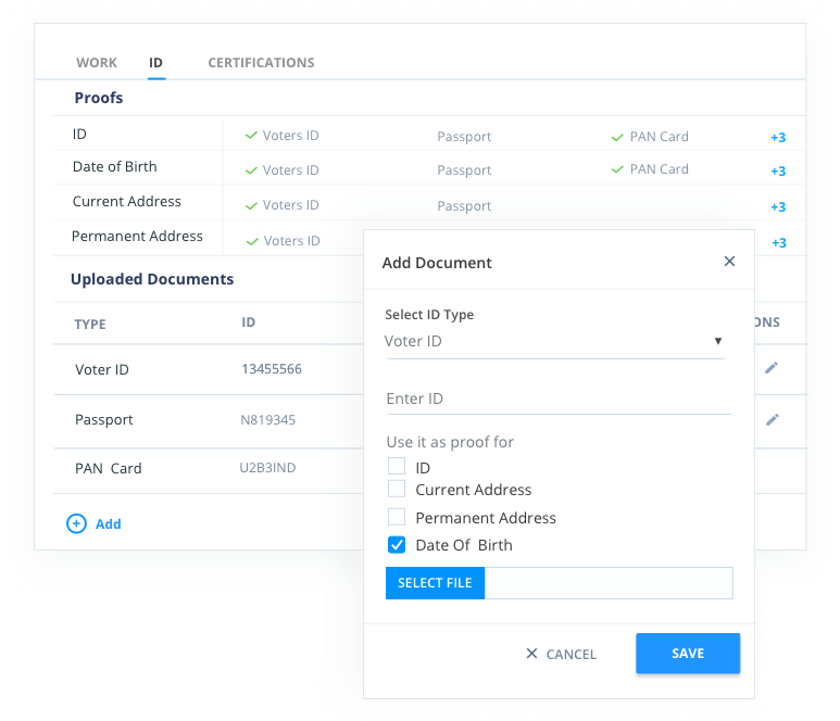 screenshot of Kredily