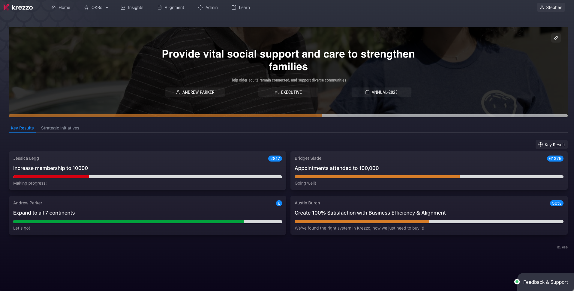 screenshot of Krezzo