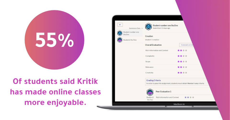 screenshot of Kritik