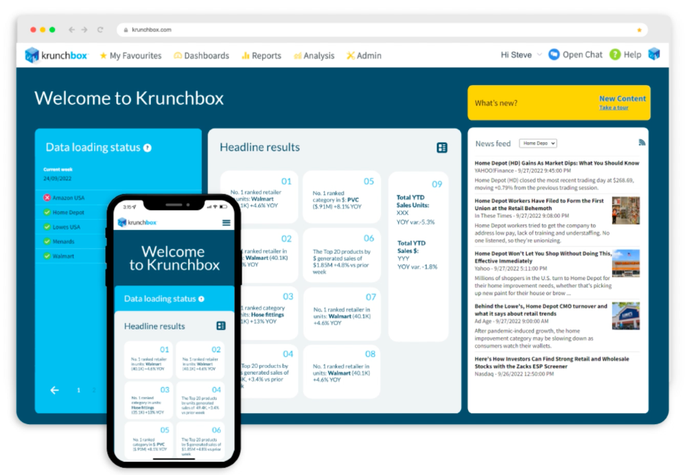 screenshot of Krunchbox