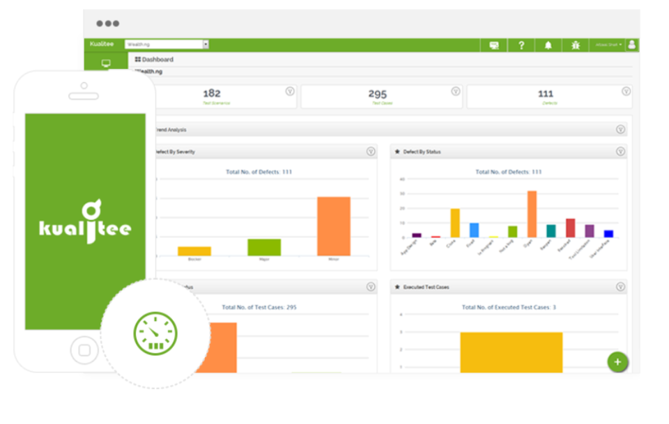 screenshot of Kualitee