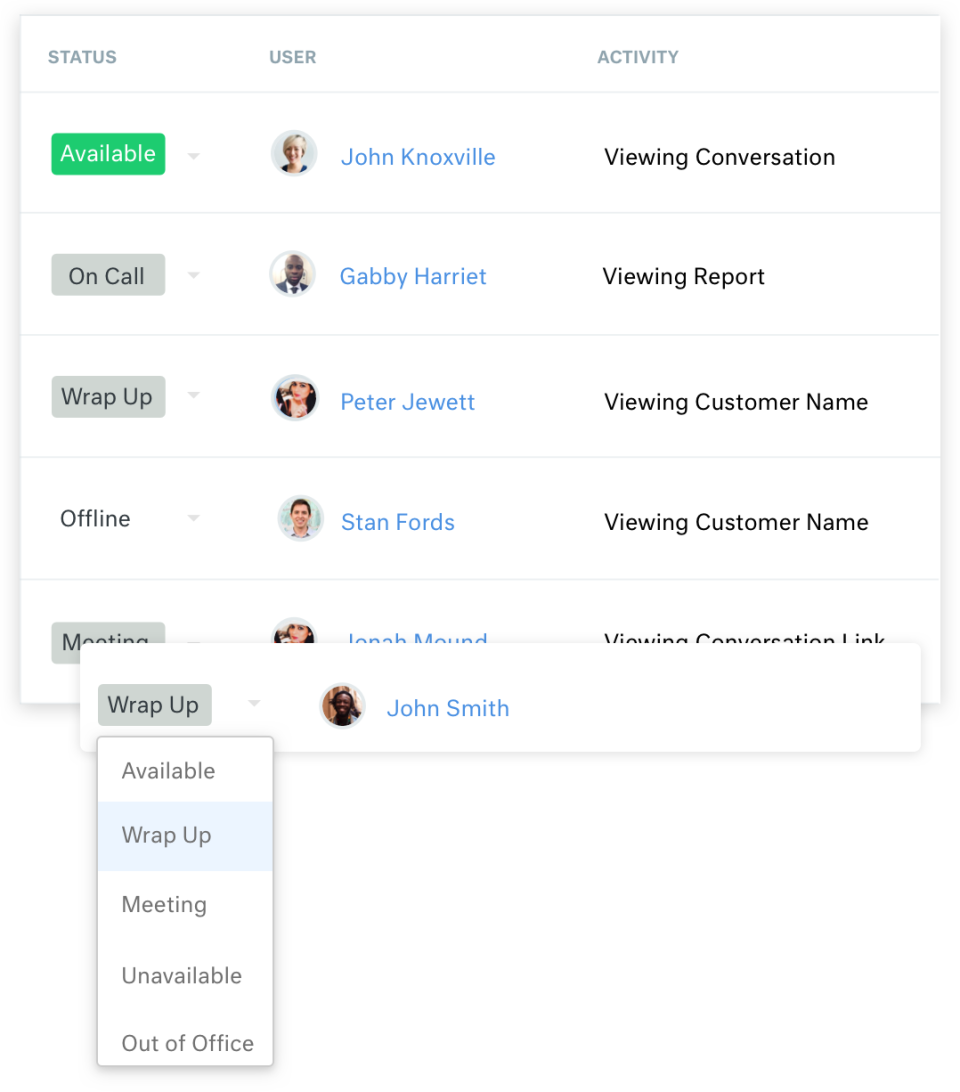screenshot of Kustomer