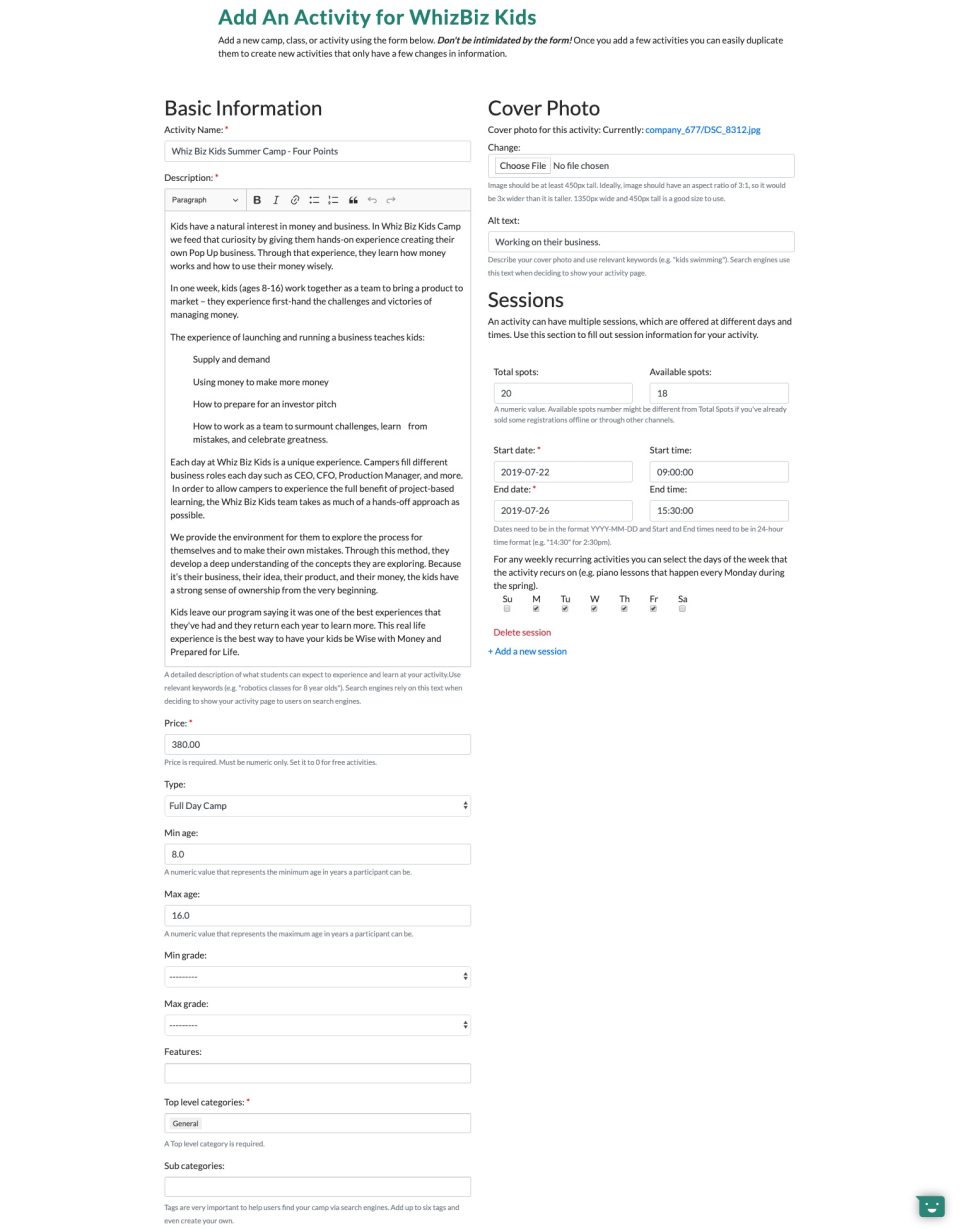 screenshot of Kwaddle