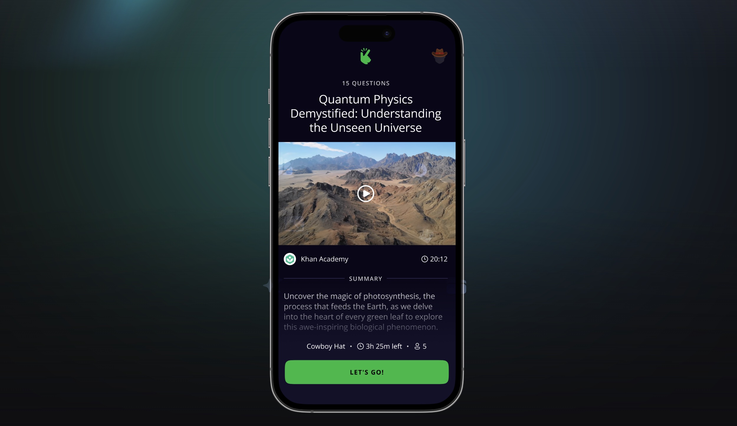 screenshot of Kwizie