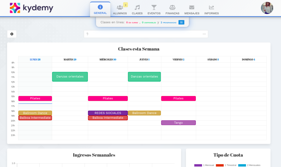 screenshot of Kydemy