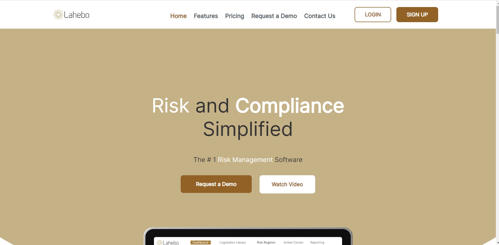 screenshot of LAHEBO