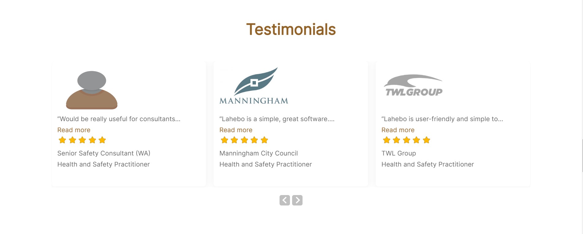 screenshot of LAHEBO