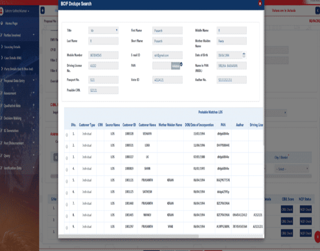 screenshot of LENDperfect