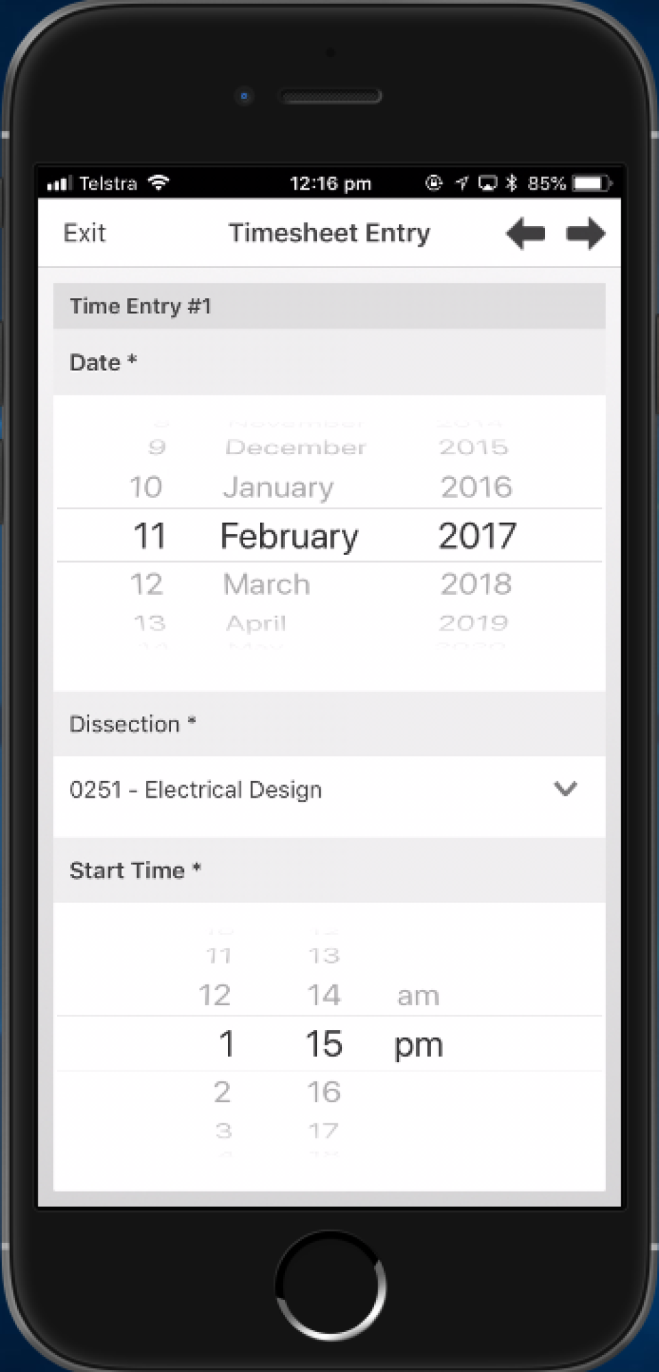 screenshot of LEVESYS