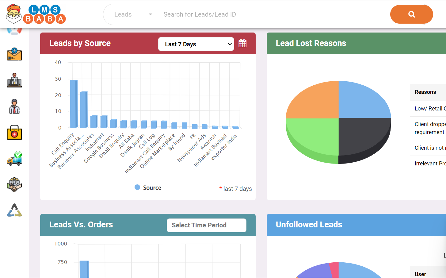 screenshot of LMSbaba