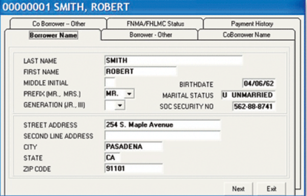 screenshot of LOANLEDGER