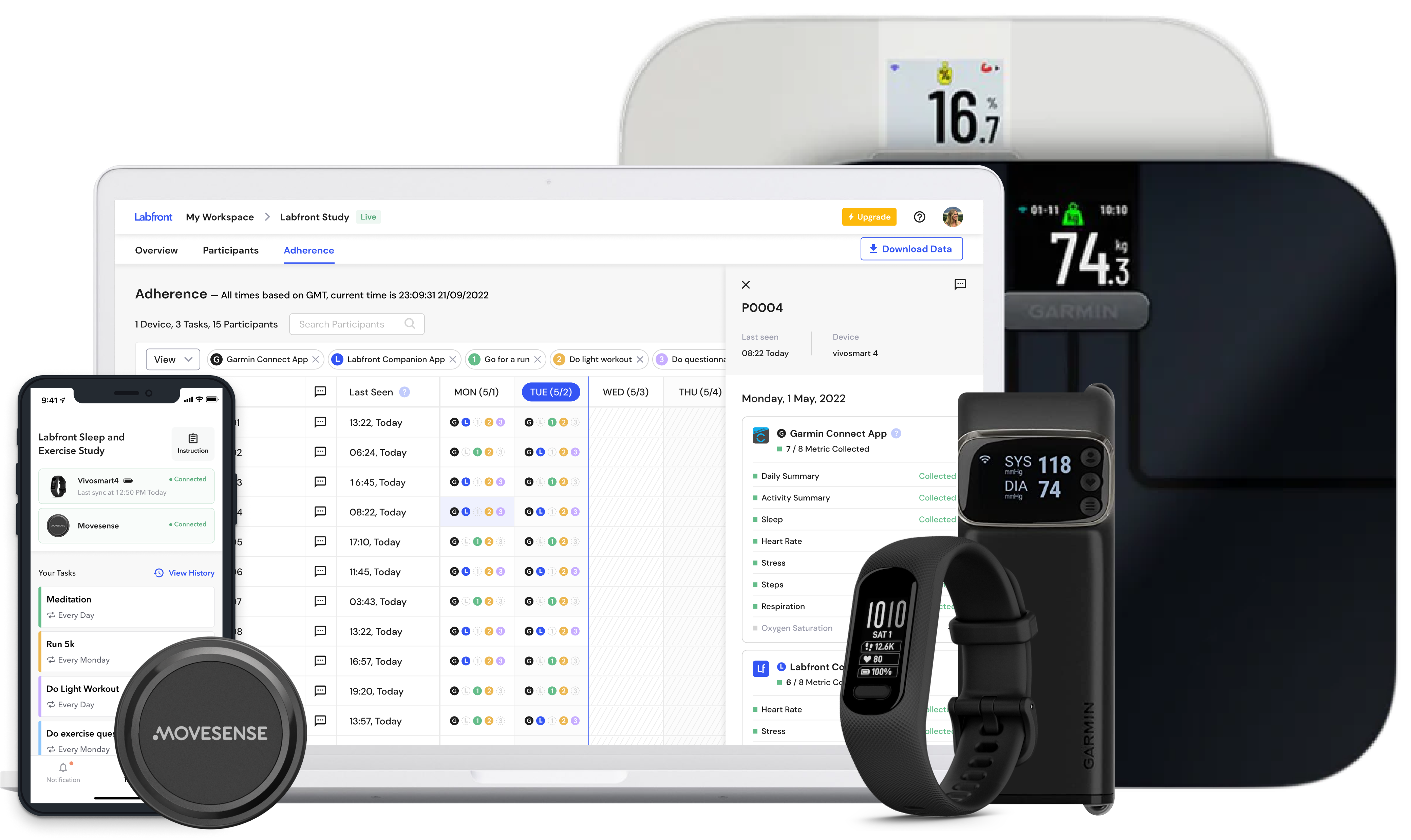 screenshot of Labfront