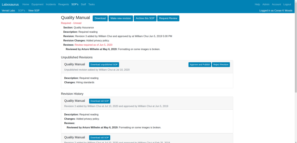 screenshot of Labosaurus