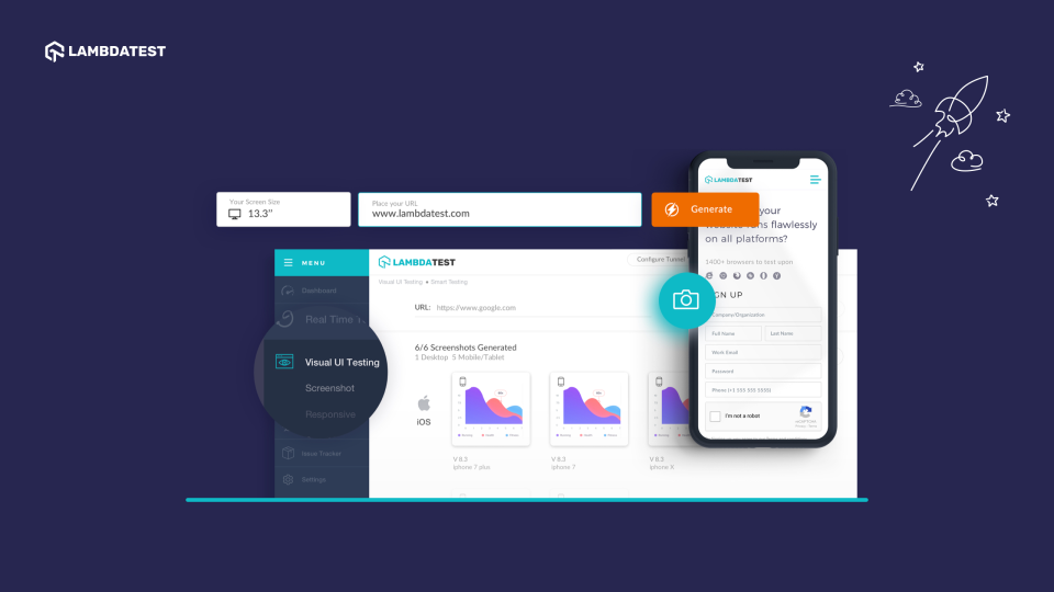 screenshot of LambdaTest