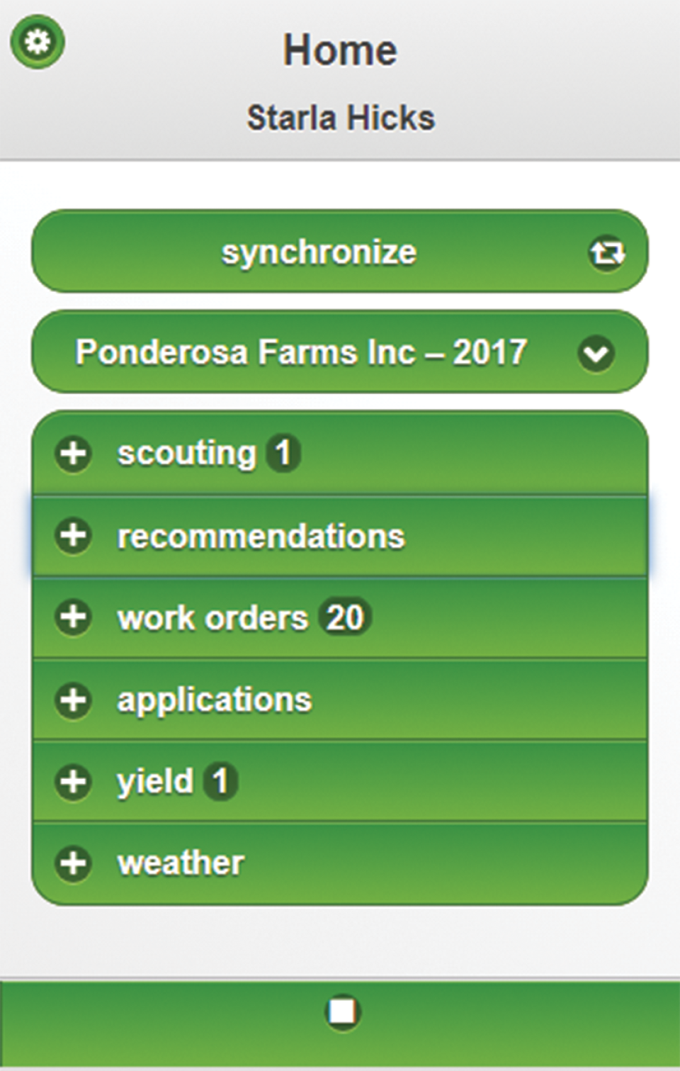 screenshot of Land.db