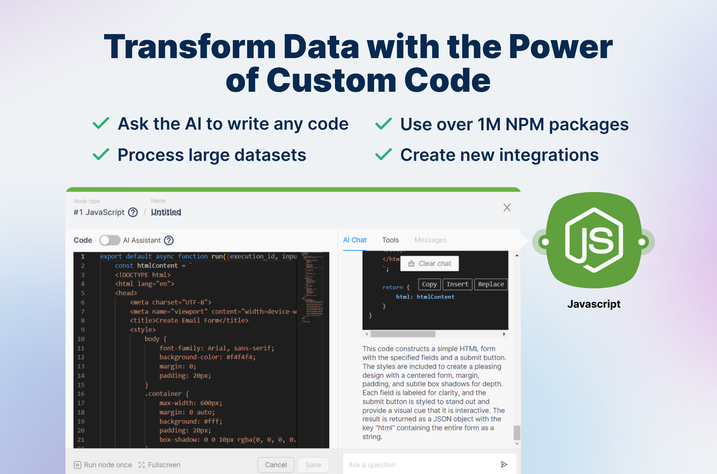 screenshot of Latenode