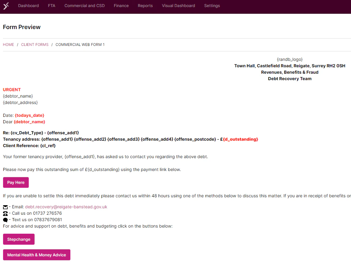 screenshot of Lateral