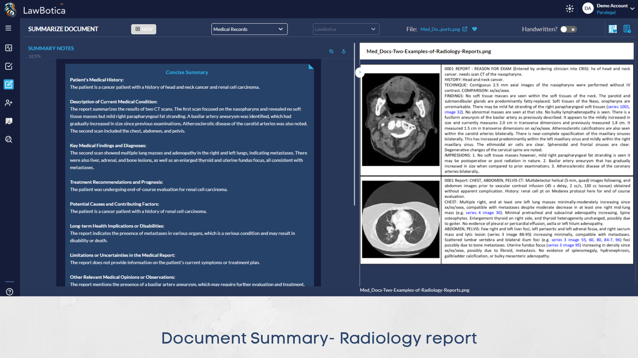 screenshot of LawBotica