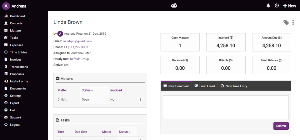 screenshot of LawGro