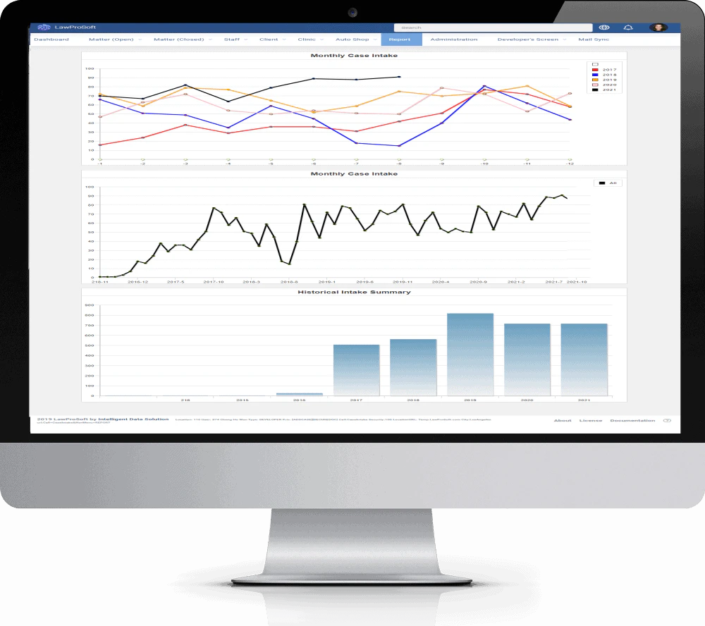 screenshot of LawPro