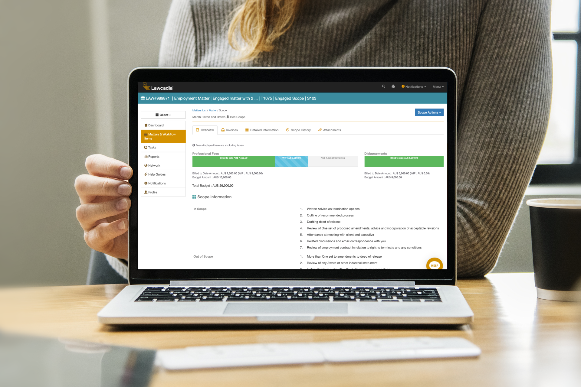 screenshot of Lawcadia