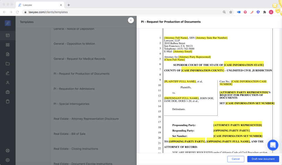 screenshot of Lawyaw