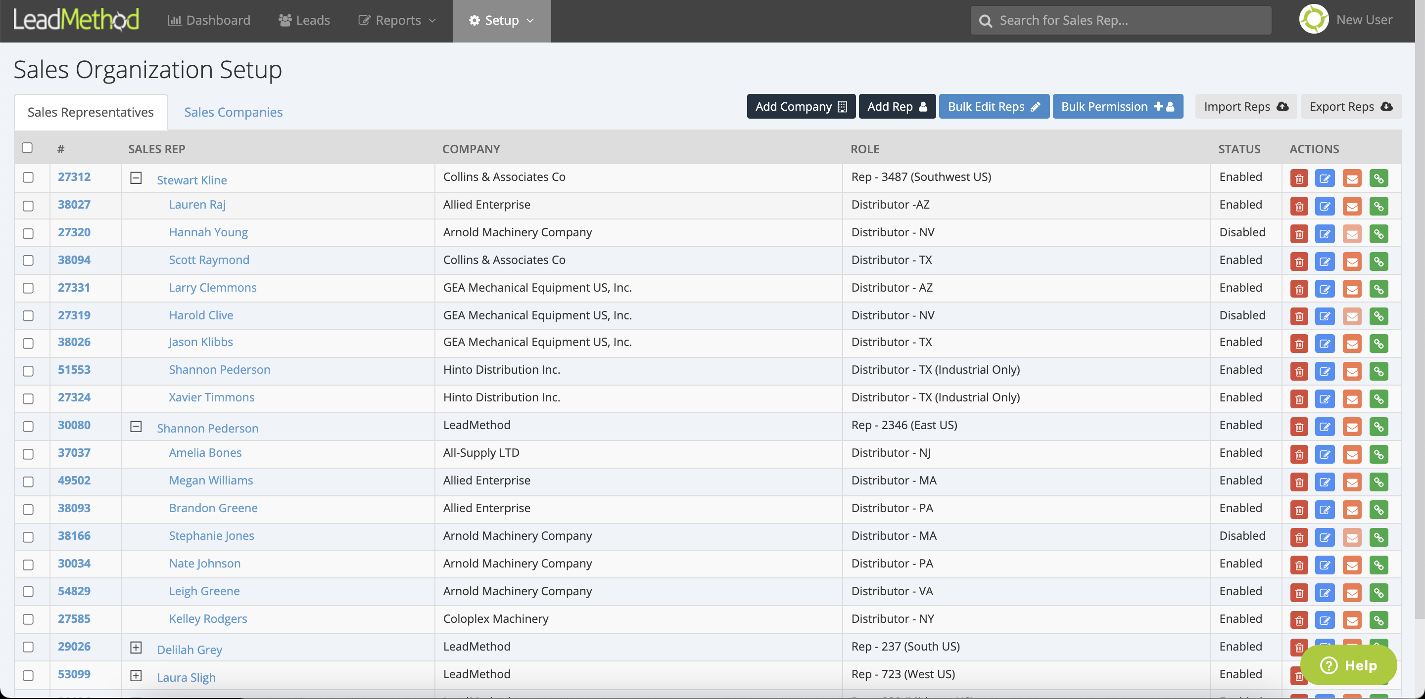 screenshot of LeadMethod