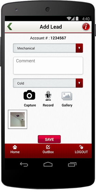 screenshot of LeadNow