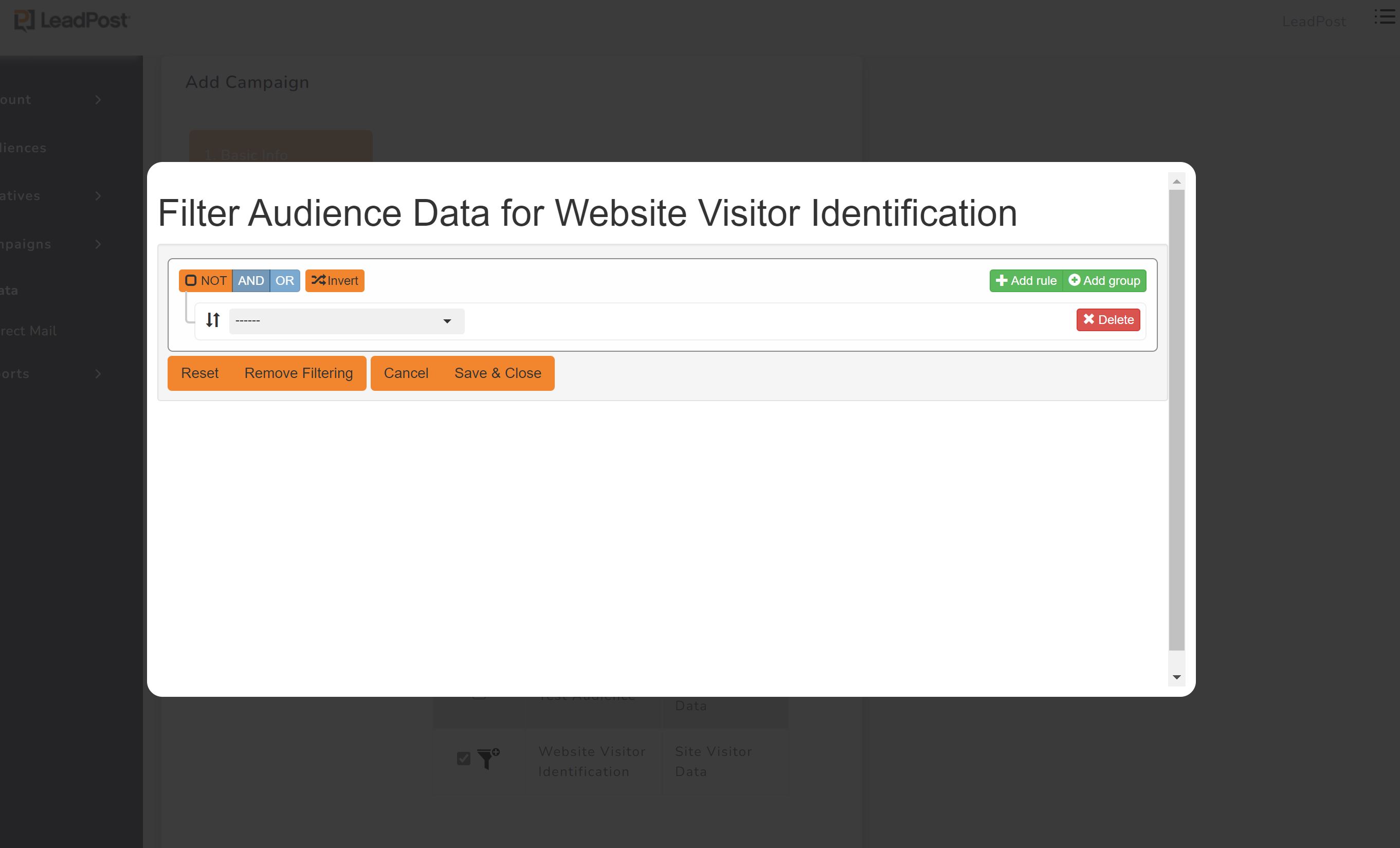screenshot of LeadPost