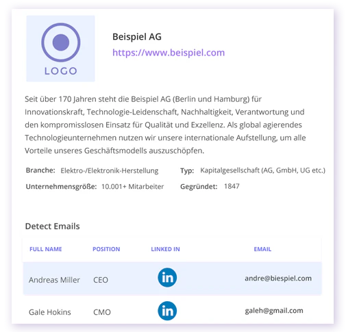 screenshot of LeadRebel