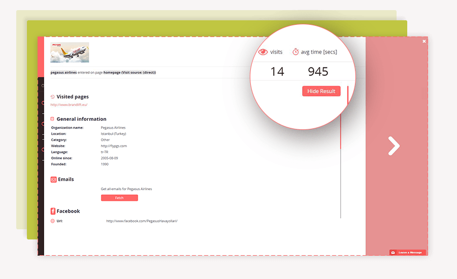 screenshot of Leadberry