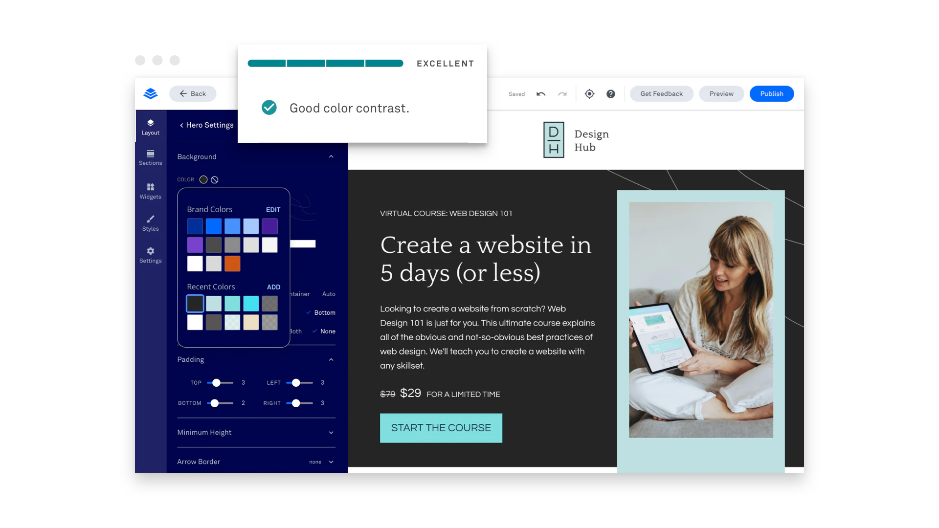 screenshot of Leadpages