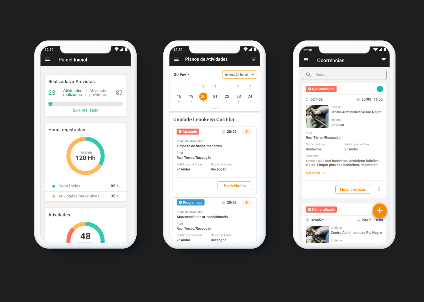 screenshot of Leankeep