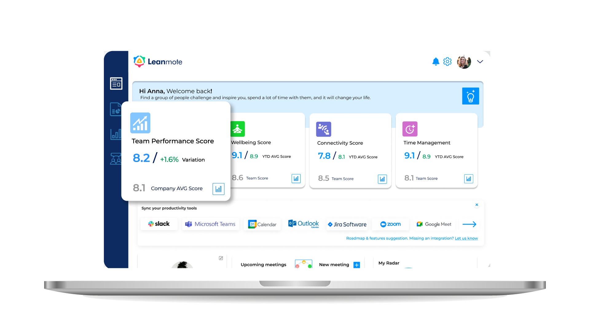 screenshot of Leanmote